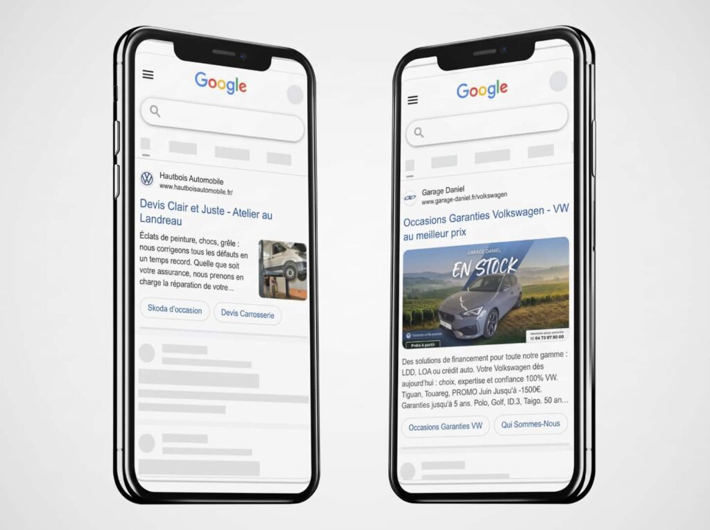 agence annonces google ads pour garage