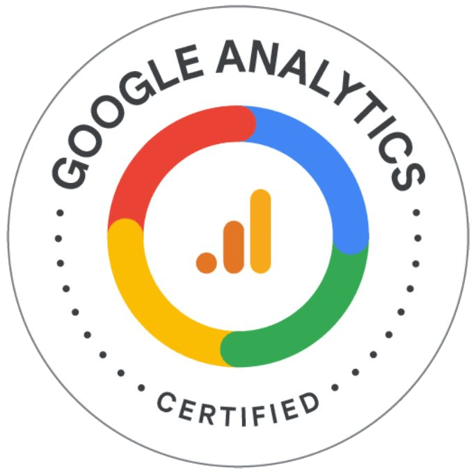 logo de la certification google analytics octobre 2025