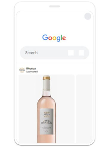 création et gestion de catalogues vin google shopping rhonea