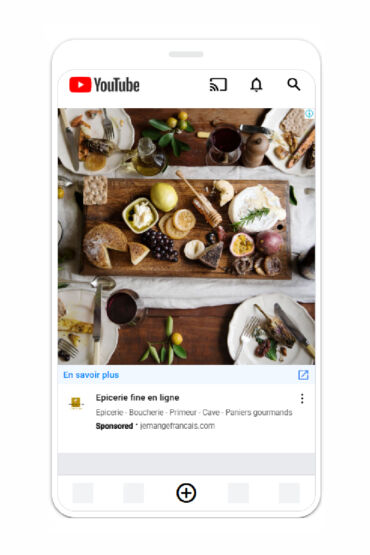 publicité épicerie fine en ligne