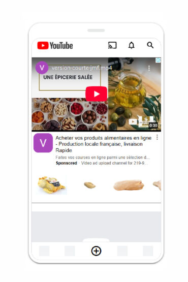 video publicité épicerie en ligne