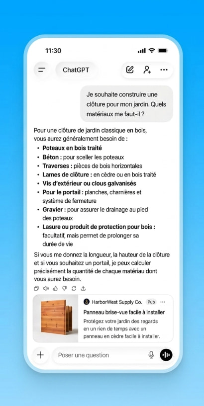 agence publicite chatgpt ads